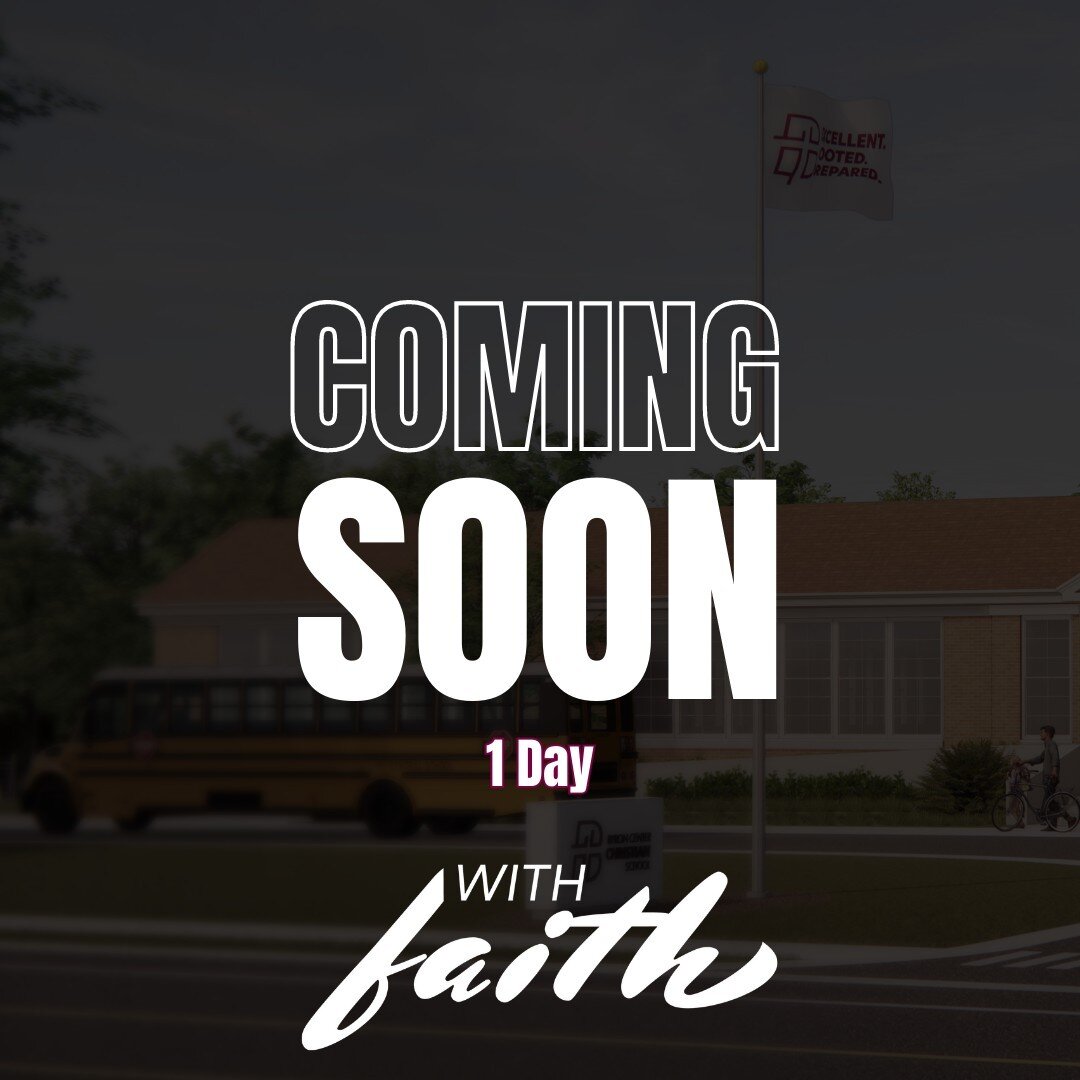 Stay tuned to your email and our social media channels as we will share an exiting update regarding BCCS facilities tomorrow! #bccs #bccswithfaith