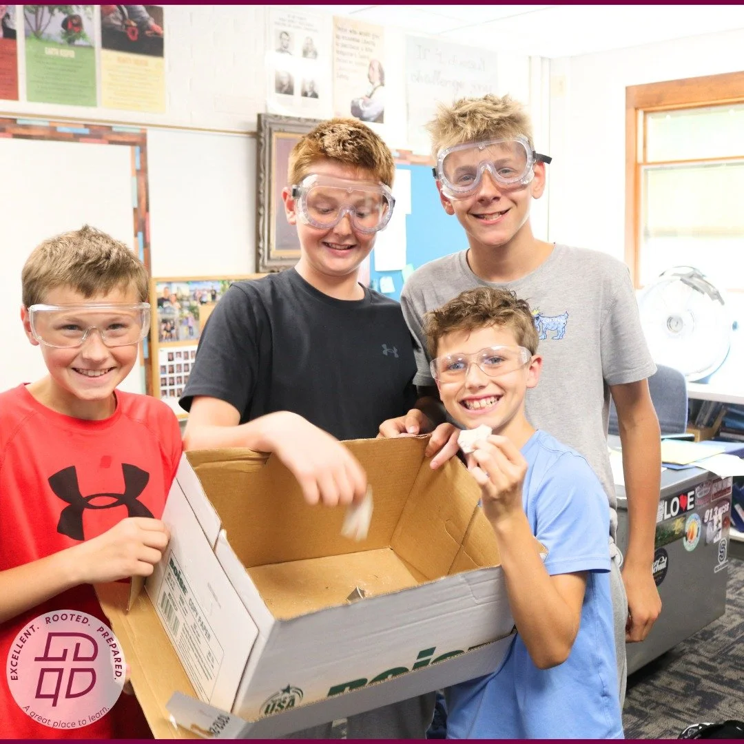 If you give a middle school student a hammer&hellip;our teachers will use it to frame all learning in social studies!

Mr. Deblecourt shared that our class storyline is With Joy: Love and Restore. To kick things off, students wrote words of truth fro
