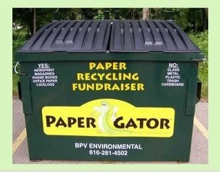 Did you know our school participates in PaperGator! You can drop off (at either campus) things like:

-Office/school paper
-Newspapers
-Paperboard (like cereal boxes)
-Catalogs &amp; magazines
-Junk mail
-Shredded paper
-Corrugated cardboard (12&quot