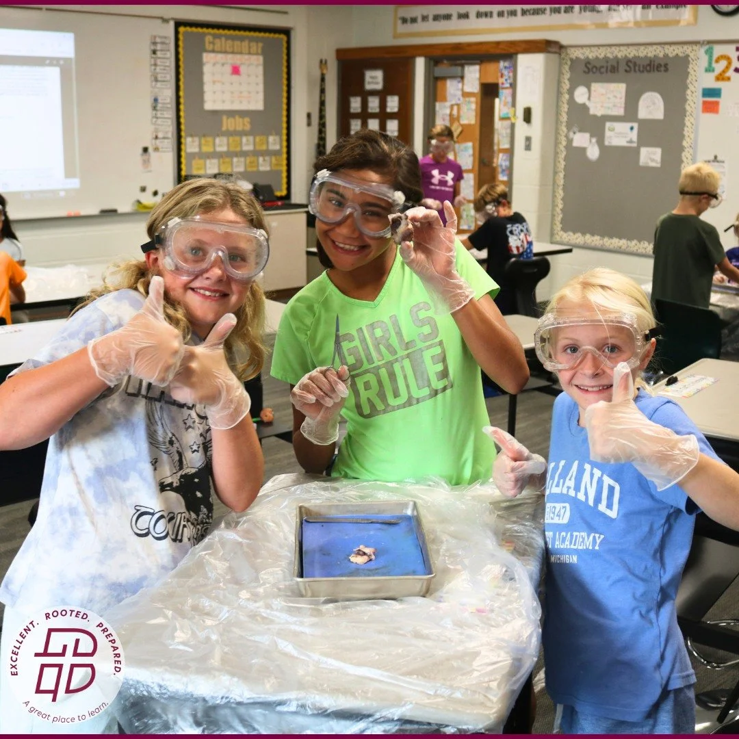 Learning about the eye means students got the chance to check out a real (cow) eye. This not only helped learners better understand how light and sight work but also allowed them to see firsthand God&rsquo;s intentional design in creation! #bccs #bcc