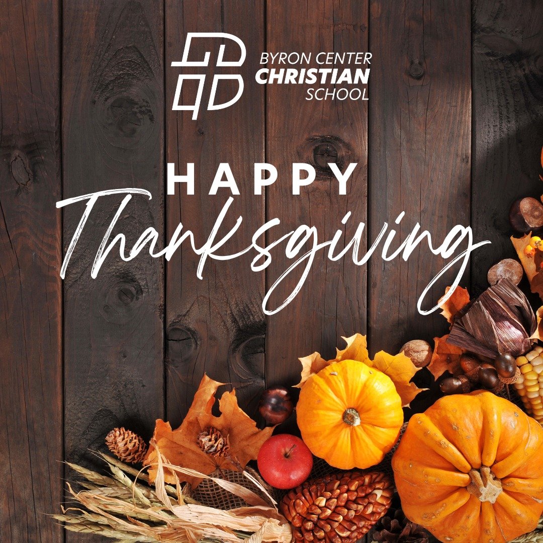 Happy Thanksgiving! At BCCS, we are grateful for so many things, including our parents, staff, community, and especially our students. Today, may we pause with thankful hearts as we reflect on God&rsquo;s goodness and grace. #bccs
