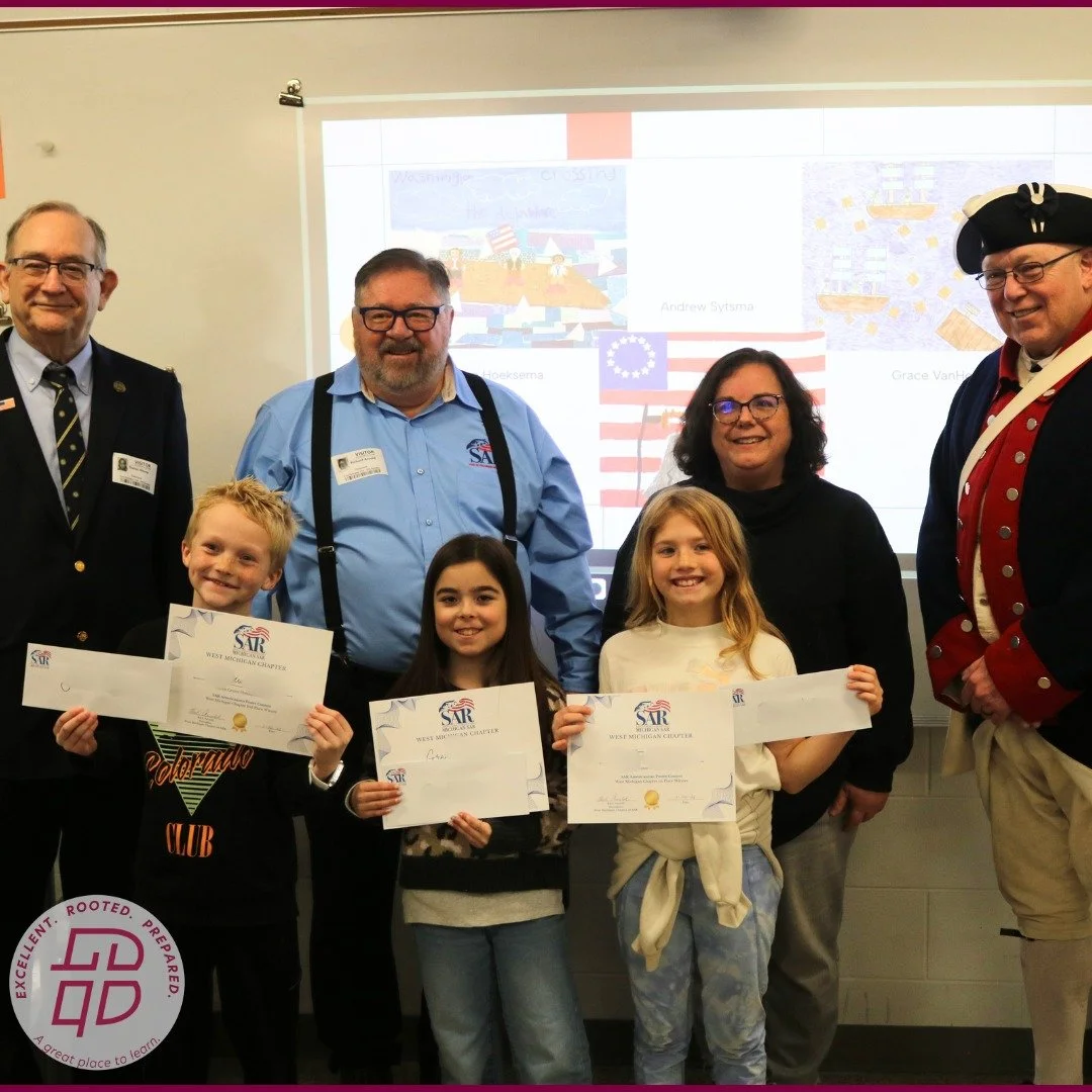 Congratulations to our third and fourth-grade winners in the Sons of the American Revolution Poster Contest. They did great work creating pieces that showcased an event from that time in United States history! #bccs