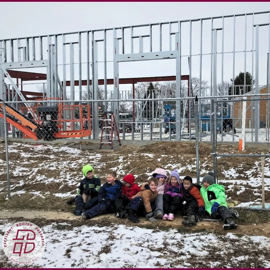 It&rsquo;s a great day when you can watch your new school being built right behind you! #bccs