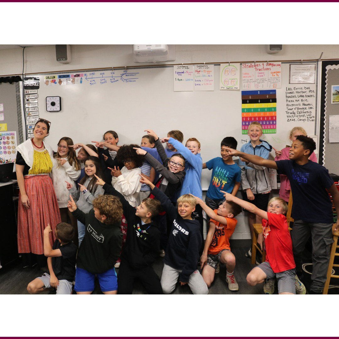 Our teachers are humble and hard-working, so we love when we can celebrate their work! Fourth-grade teacher Mrs. Boyd was recently named an Educator of the Year by the Byron Center Chamber of Commerce! She was recognized for her commitment to improve