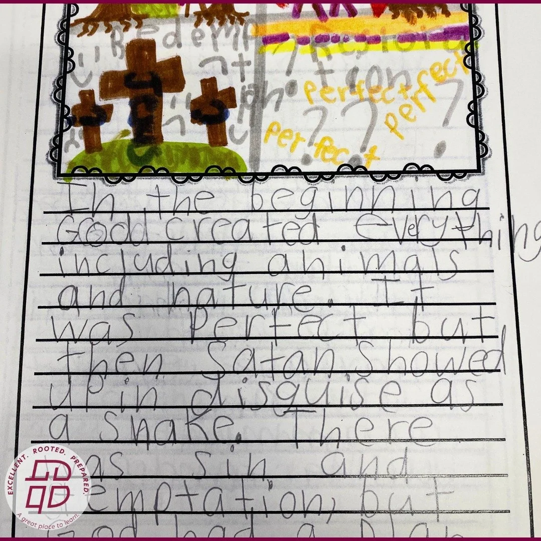 God&rsquo;s story as shared by second graders! #bccs #bccssecondgrade