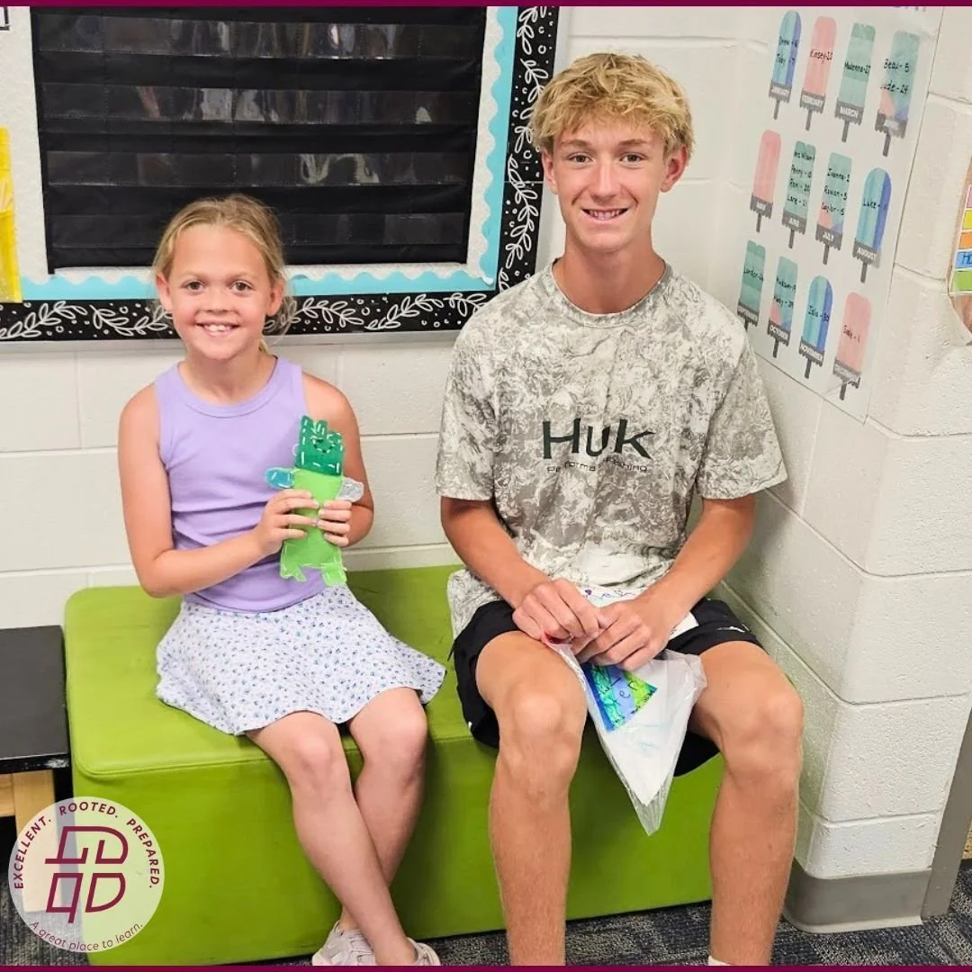 It is a good day when you draw something wild in first grade, and a friend in eighth grade can make it come to life! #bccs