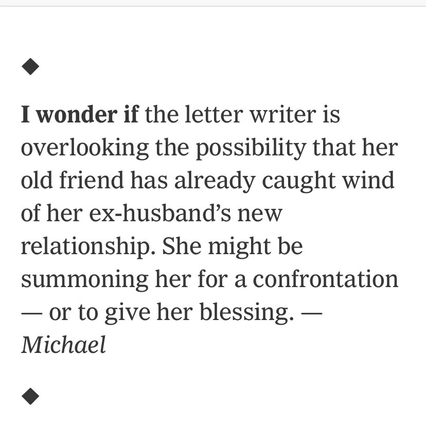 Moral Dilemmas: On Writing to "The New York Times" Ethicist
