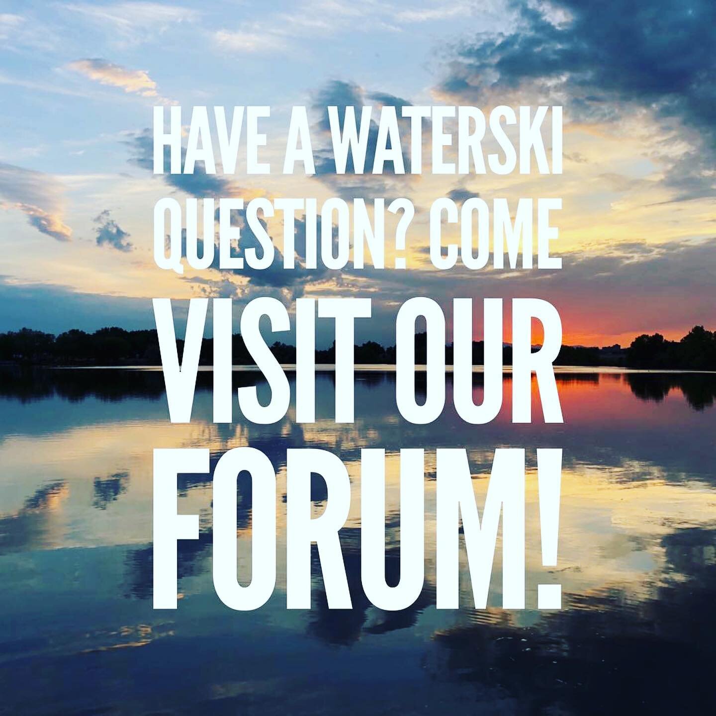 Have waterski related question? Come visit our forum, we&rsquo;d love to hear from you! Link in our BIO🤙🏻 Never know, Chris Parrish might be the one who answers it 💪🏻 @cparrish43 &bull;
&bull;
&bull;
&bull;
#Waterskico #waterski #lifeonthewater  