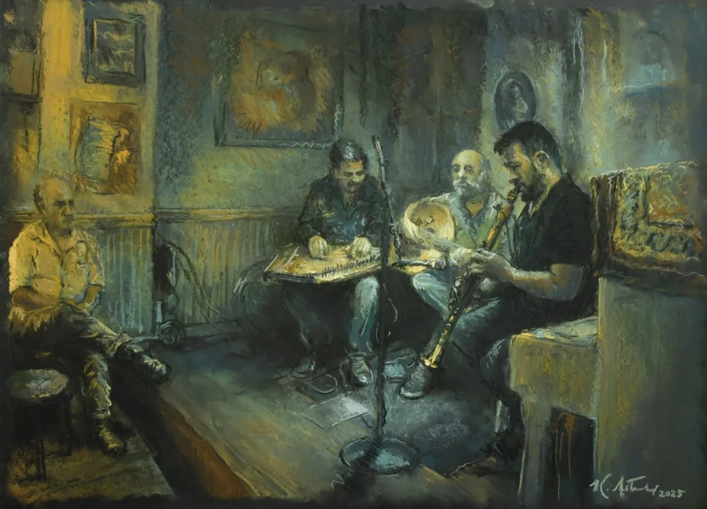 Bar Lun&Agrave;tico Study No. 3, from last Monday's session, is in the books!  This place is amazing, and I'm not sure why I don't frequent it more often.  That pendant light puffs out some great vibes.  I didn't even get a seat that night... I found
