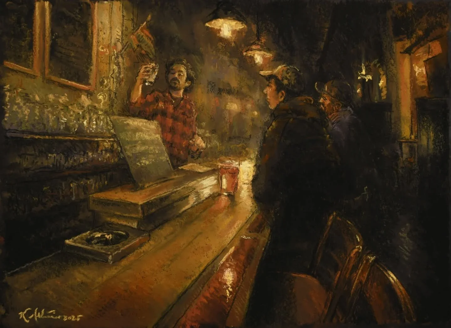 Took a shot in the dark and rolled up to a bar I haven't been to in about 10 years, hoping to find something interesting.  I found it. 
.
Last time I was here I met up with an old middle / high school friend, so being here takes me back even much far