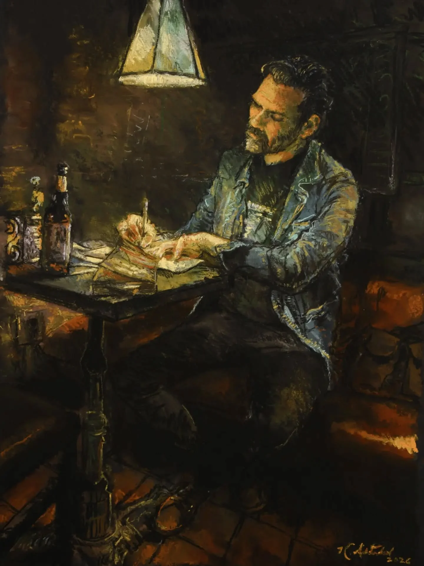 I had the pleasure of expanding my portrait series into new territory a couple weeks back, meeting up with @pete_k_muller and spending a relaxing night at the Olive Tree Cafe. Pete brought along a collection of some of his incredible photos from Buck