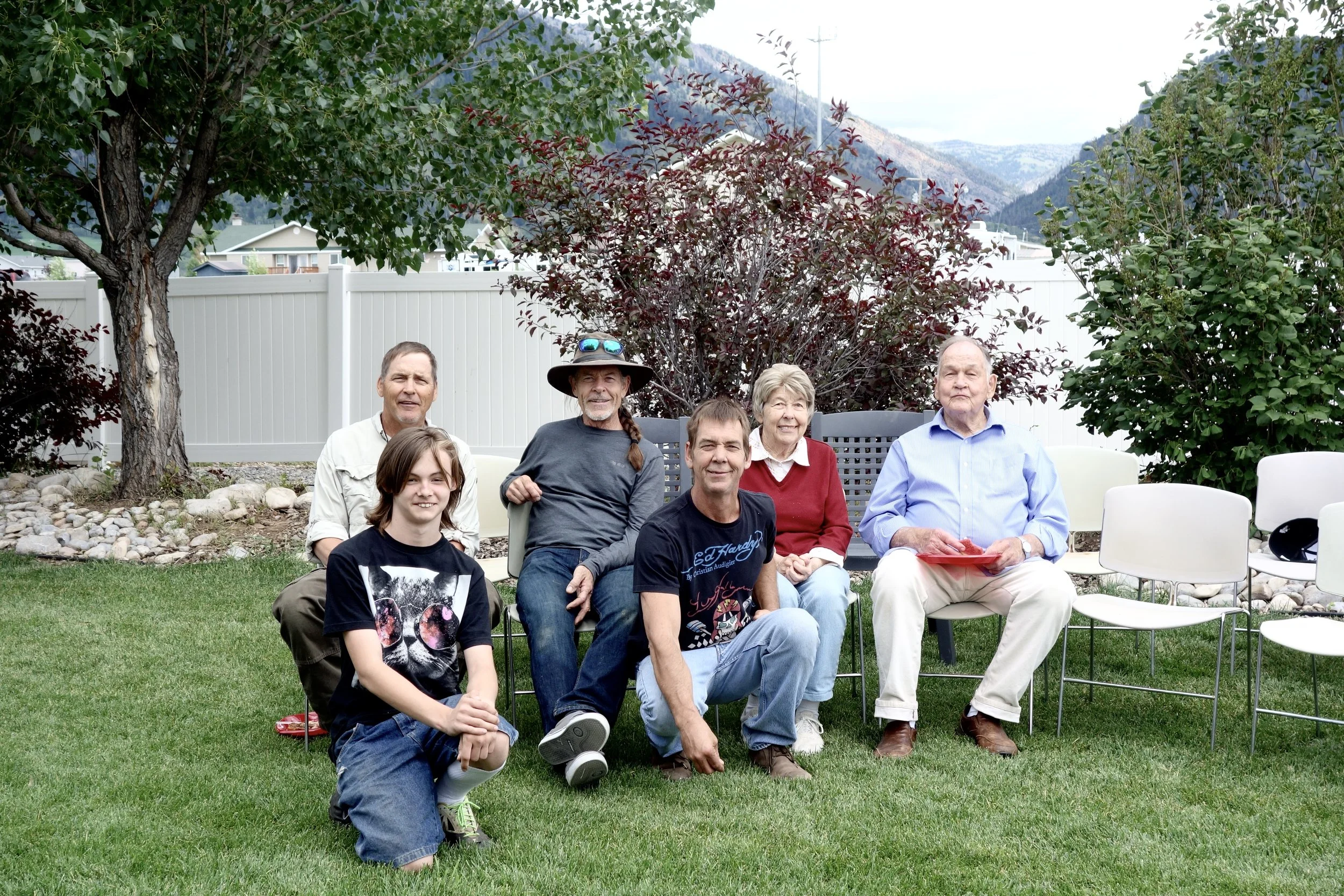 David, Josiah, Nick, Eric, Mom, Dad
