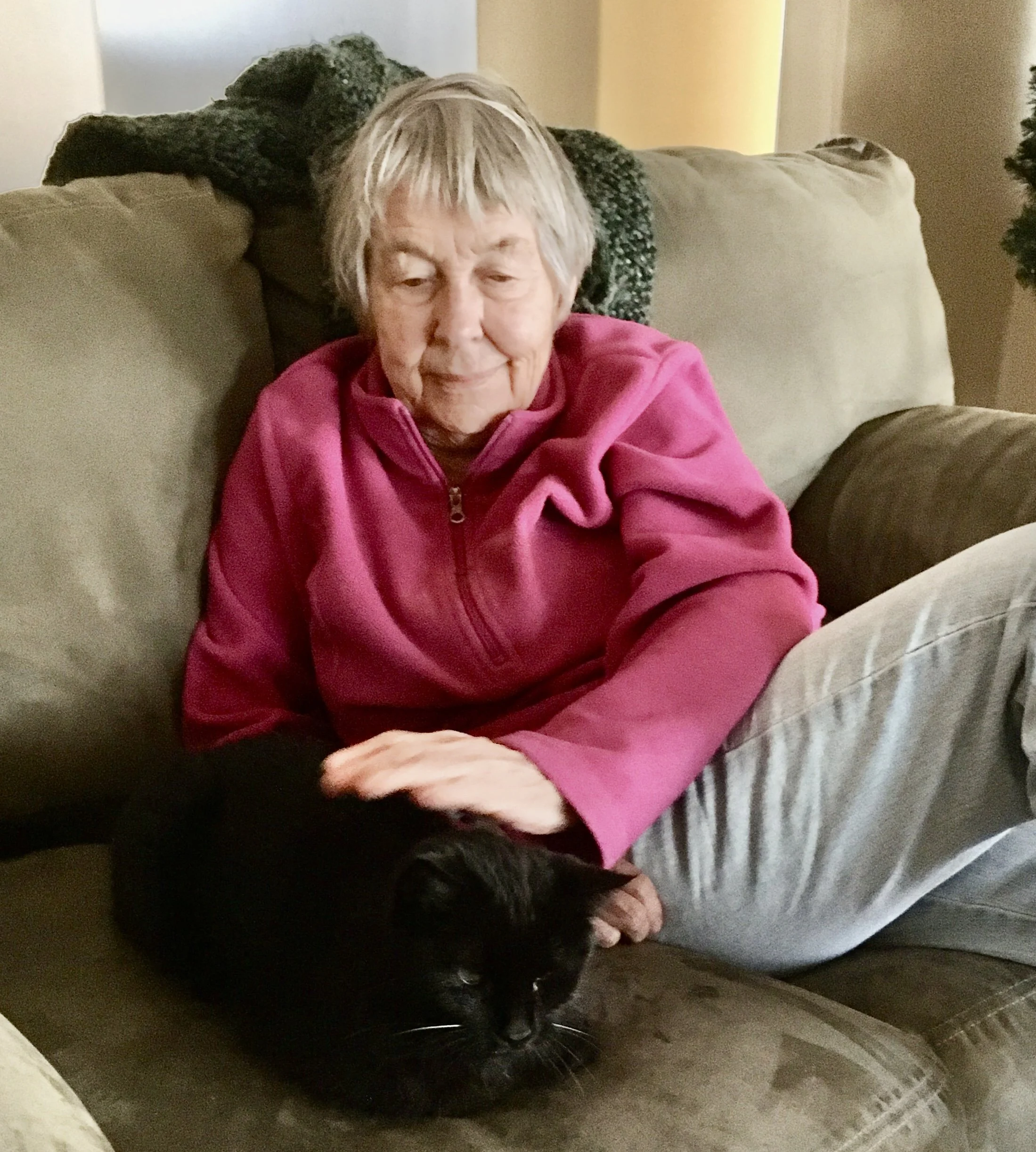 Mom was always a cat lover