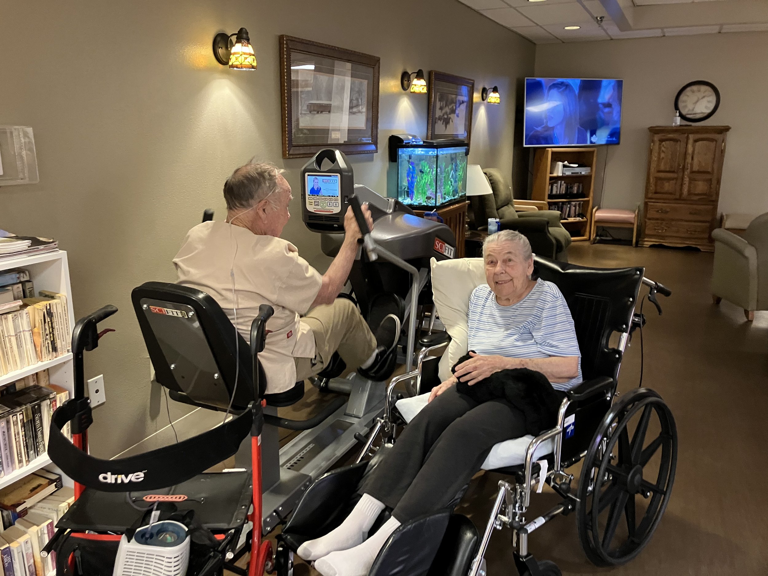 Mom and Dad at the Care Center