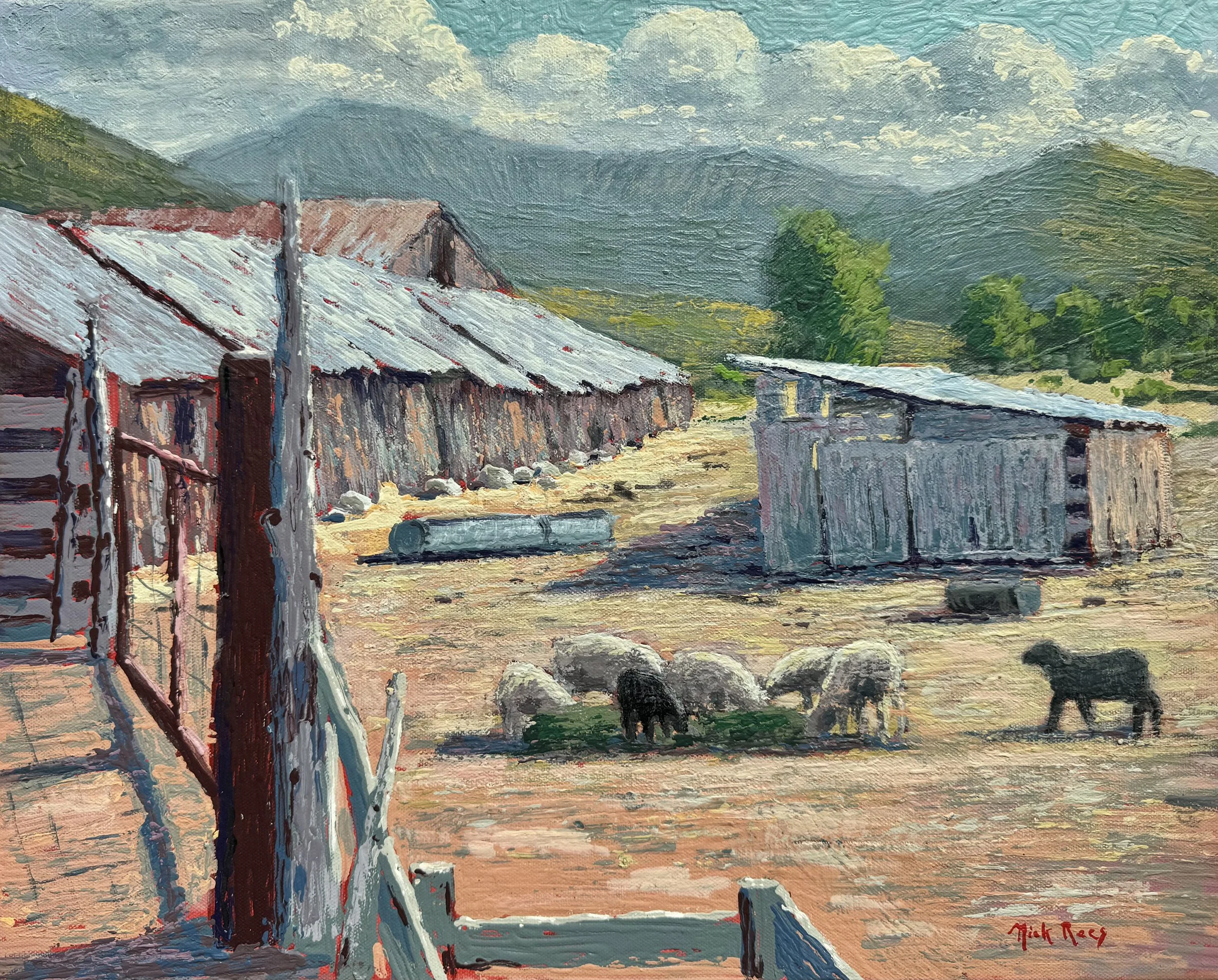 Wait for Me 16x20 acrylic