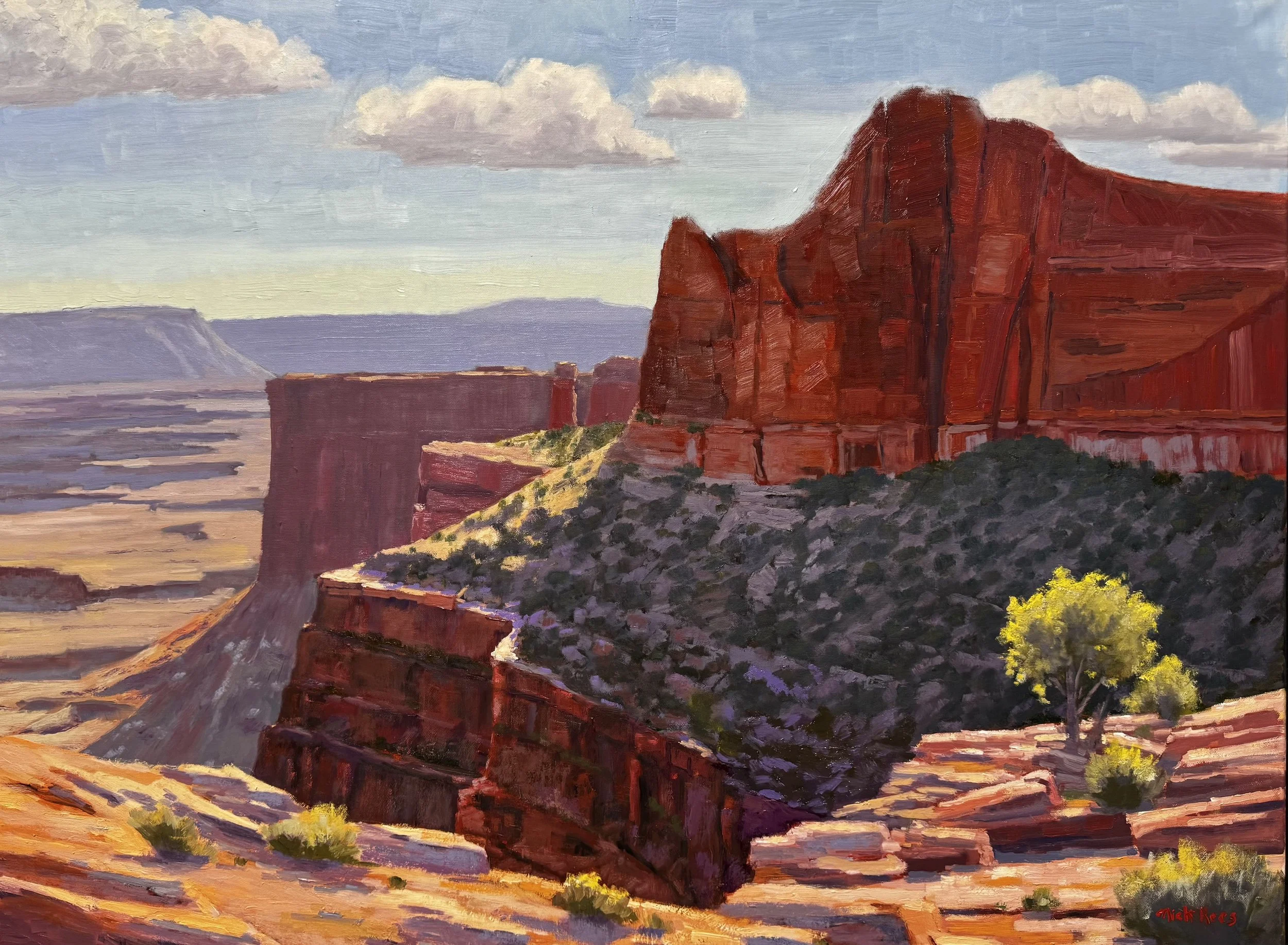 Canyonland Overlook 30x40 acrylic