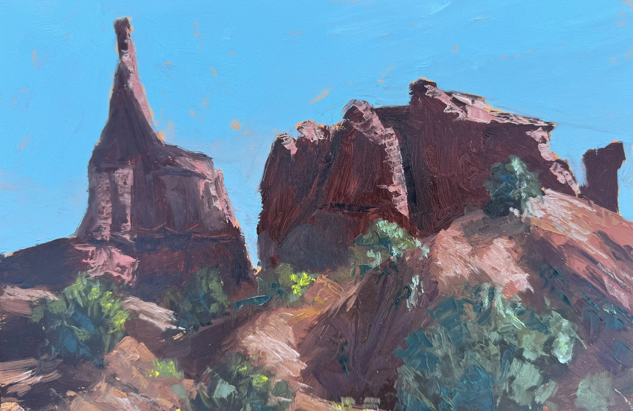 Shapes of the Desert 8x12 oil