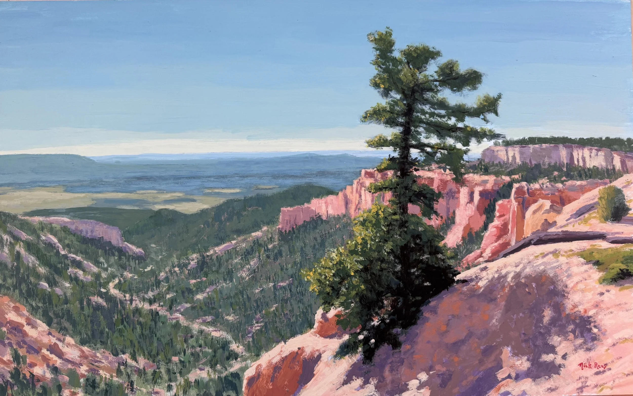 Bryce Canyon Sentinel 20x30 acrylic