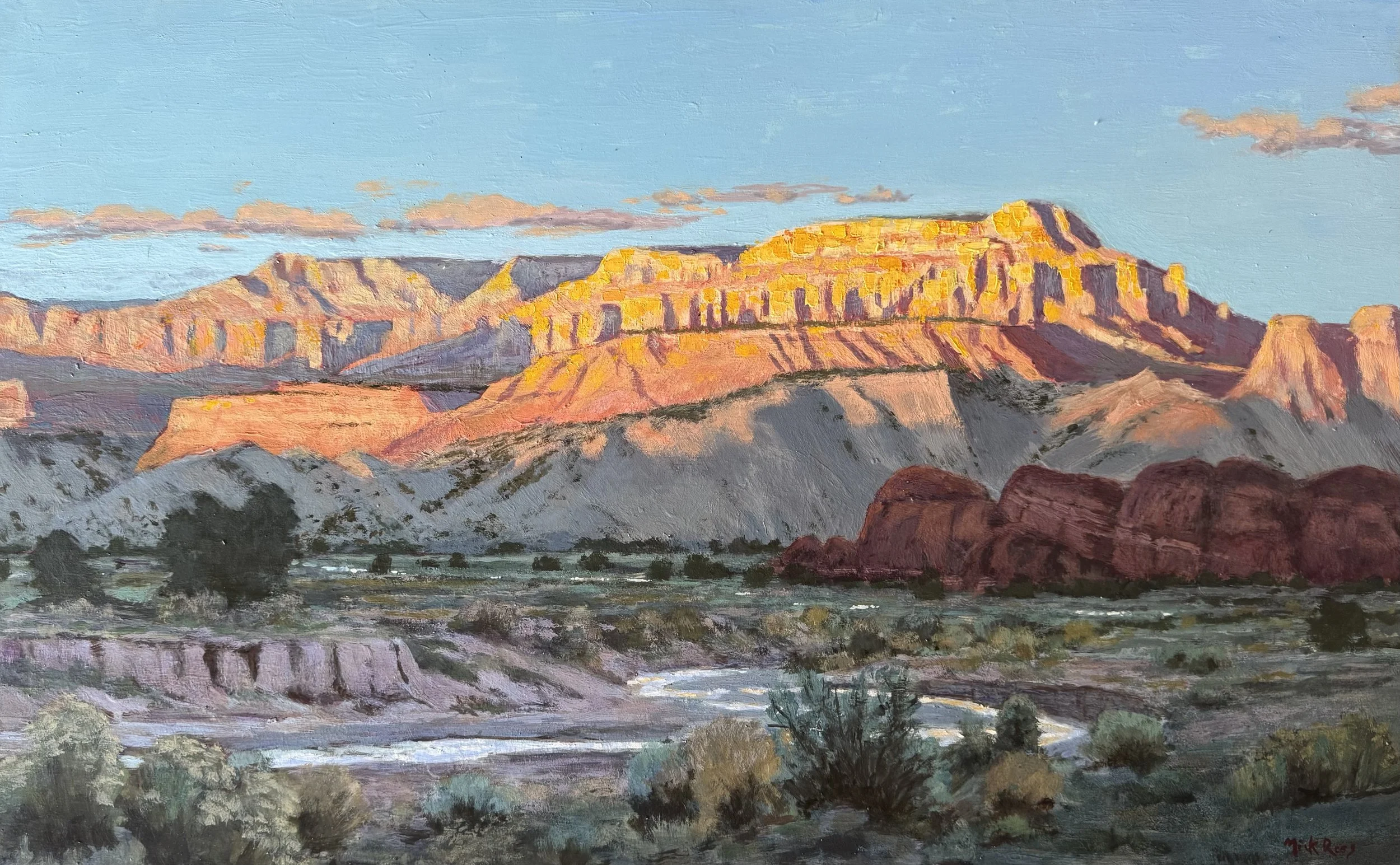 LastLight on Powell Point 24x36 acrylic