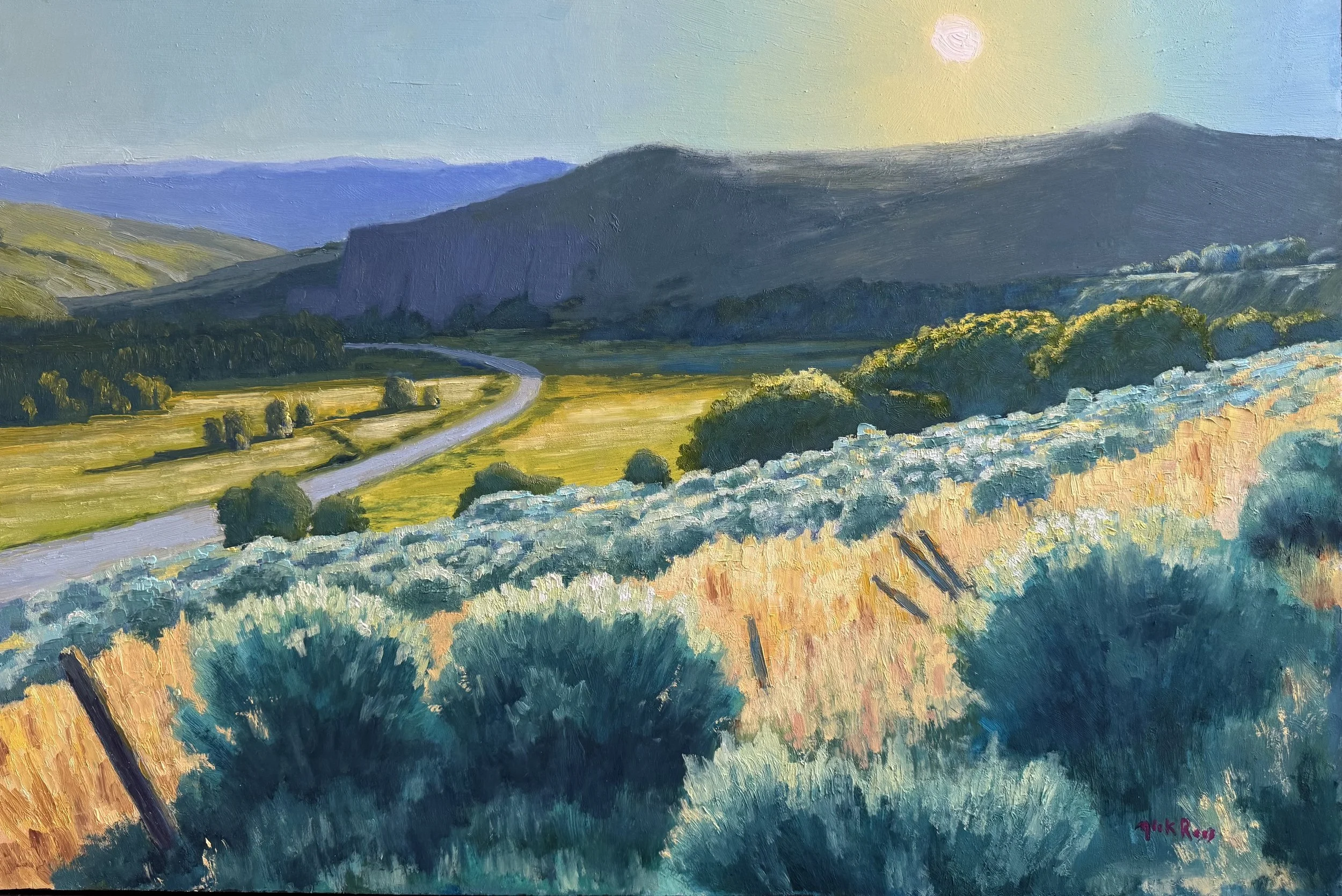 Sage Overlook 22x24 oil