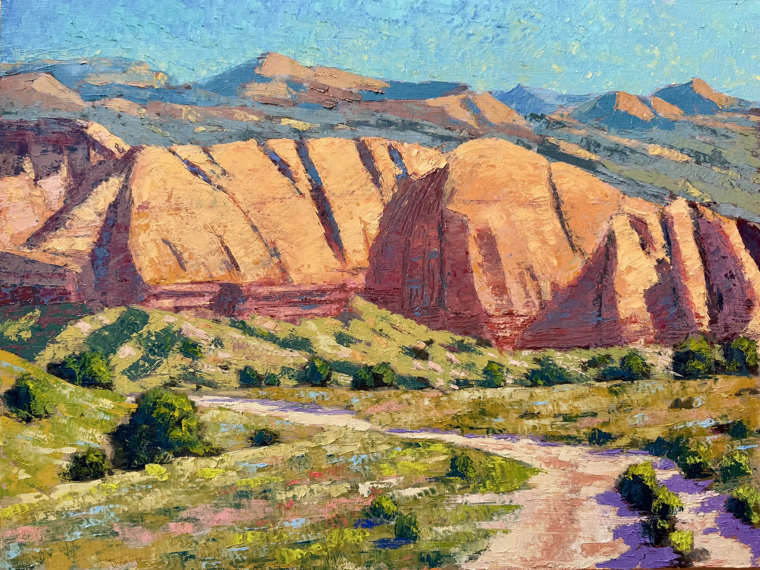 Road to Ghost Ranch 18x24 oil