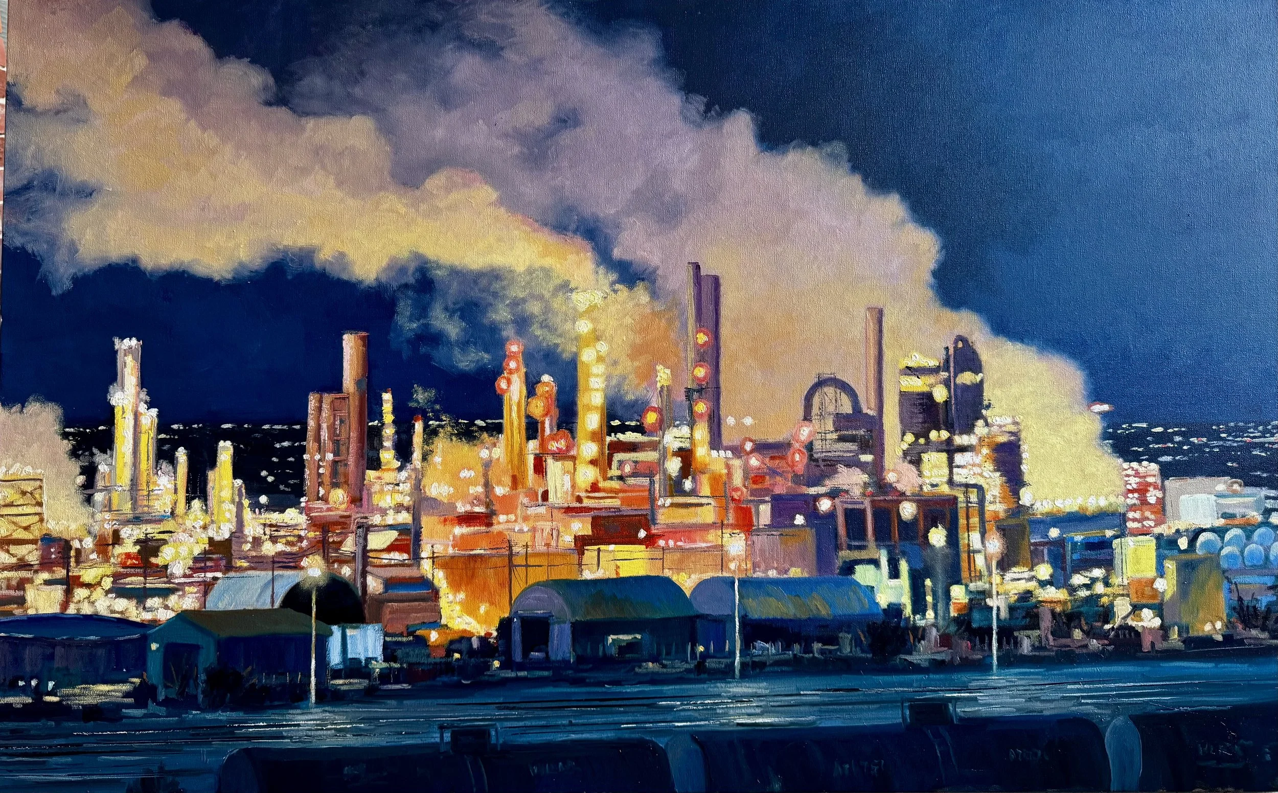 Refinery 2 30x48 acrylic
