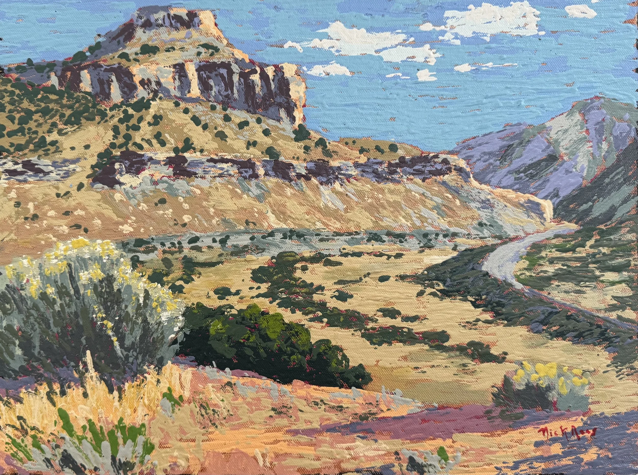 Entry to Price 12x16 acrylic