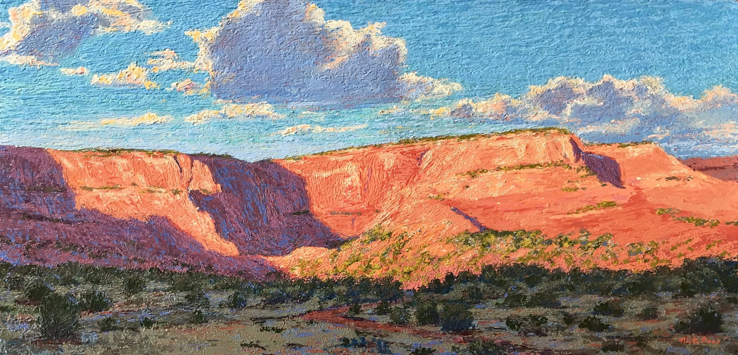 Red Rock Country 30x48 acrylic