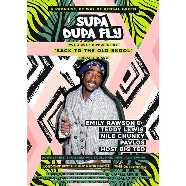 Calling our 'Back To The Old Skool' gang for Fri 3rd Aug at flyest spot in West LDN @paradisekensal ❤ Comp entry for B day's & tables 10＋ free to book - flyness@supadupaflylove.com / Tx £5 - link in bio. Djs @djmatchstick @emilyrawsondj @djtedddylewis @nilechunky @akateddy.
.
.
.
.
.
.
.
.
.
.
.
.
.
.
.
.
.
.
.
.
#throwback #oldskool #90s #defjam #badboy #yoraps #mtv #90srnb #rnbmusic #hiphopmusic #90shiphop #jlo #aaliyah #jayz #destinyschild #usher #chingy #mase #methodman #nas #fugees #chrisbrown #brandy #westlondon #london #instapic #picoftheday #kiss #love #rnb❤