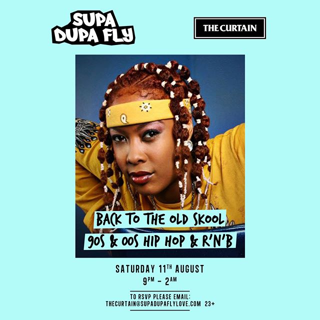 Da Brat 💛 We're back to bring the Old Skool vibes at the flyest member's club in Shoreditch Sat 11th Aug w/ Djs @emilyrawsondj  @akateddy ❤ Comp g lists only thecurtain@supadupaflylove.com (max of 5 names) 23＋.
.
*We welcome everyone to our events & they're very much inclusive! However, for our private events at The Curtain, to keep in line with their membership ethos, was encourage guests from the creative industries. .
.
.
.
.
.
.
.
.
.
.
.
.
.
.
.
.
.
.
#dabrat #oldskool #90shiphop #90srnb #maryjblige #lilkim #eve #nas #hiphop #rnb #shoreditch #thecurtain #membersclub #london #aaliyah #2pac #mase #tlc #jlo #usher #diddy #destinyschild #puffy #ludacris #total #jermainedupri #instapic #picoftheday #mariahcarey #love