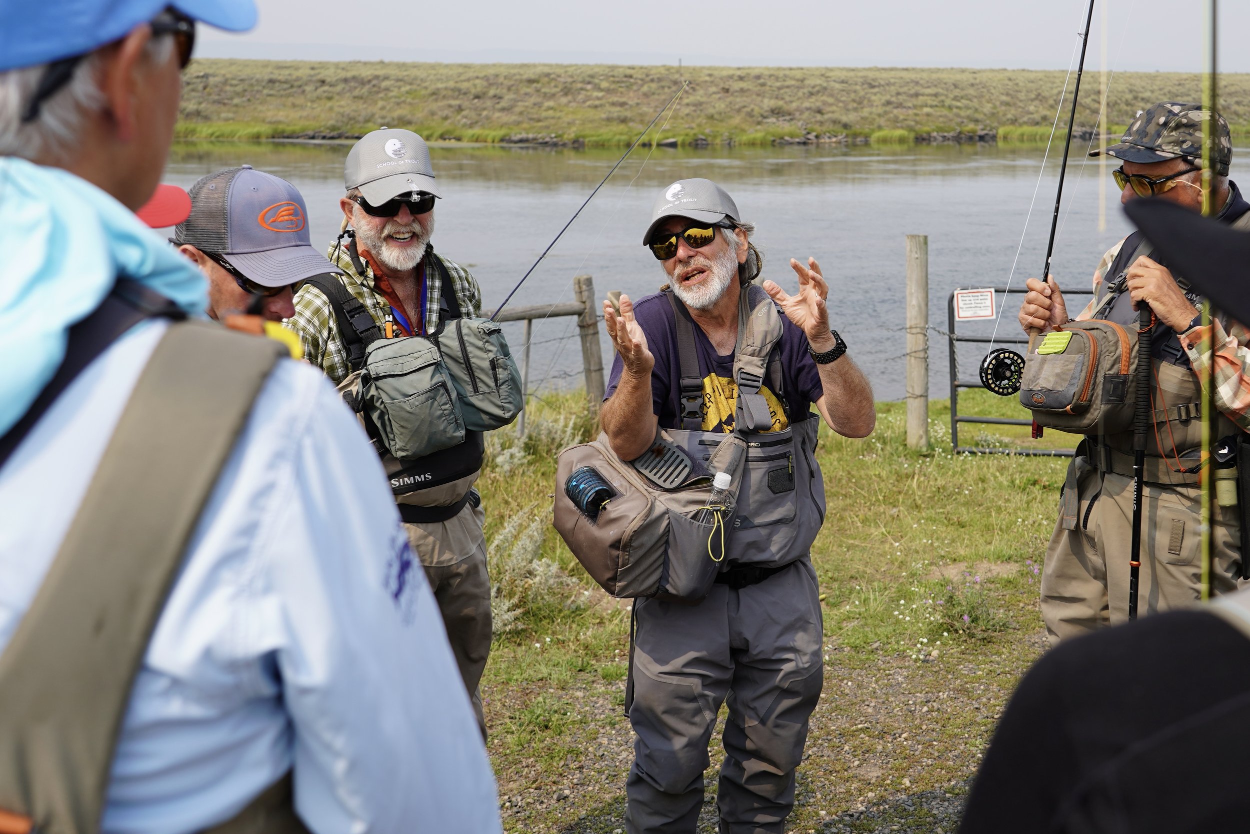 Tom Rosenbauer sharing trout tactics.