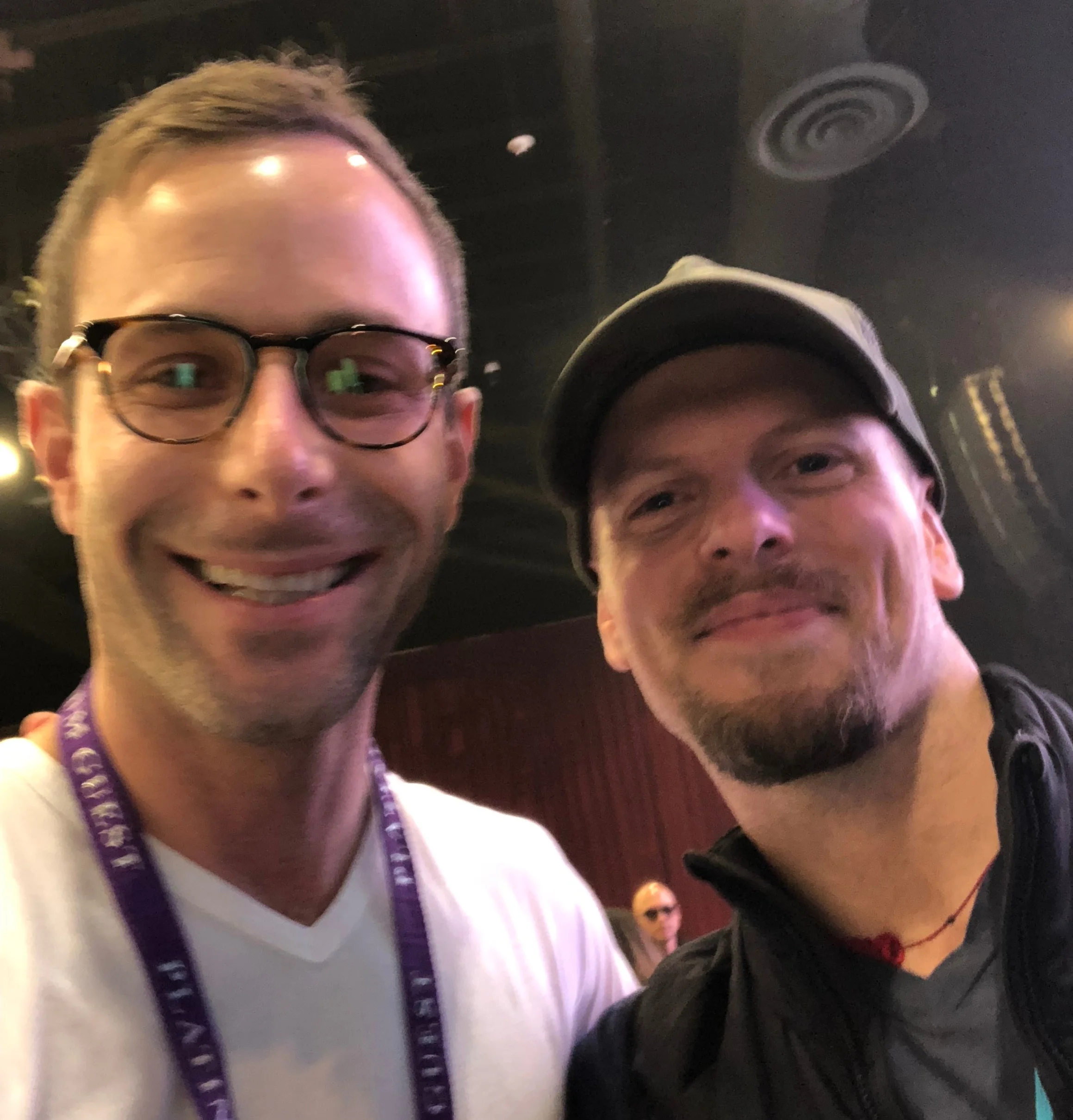 Tim Ferris. author of the “The 4-Hour Work Week,” and Christian, at Tony Robbins’ Date with Destiny Event Dec. ‘17 West Palm Beach, FL