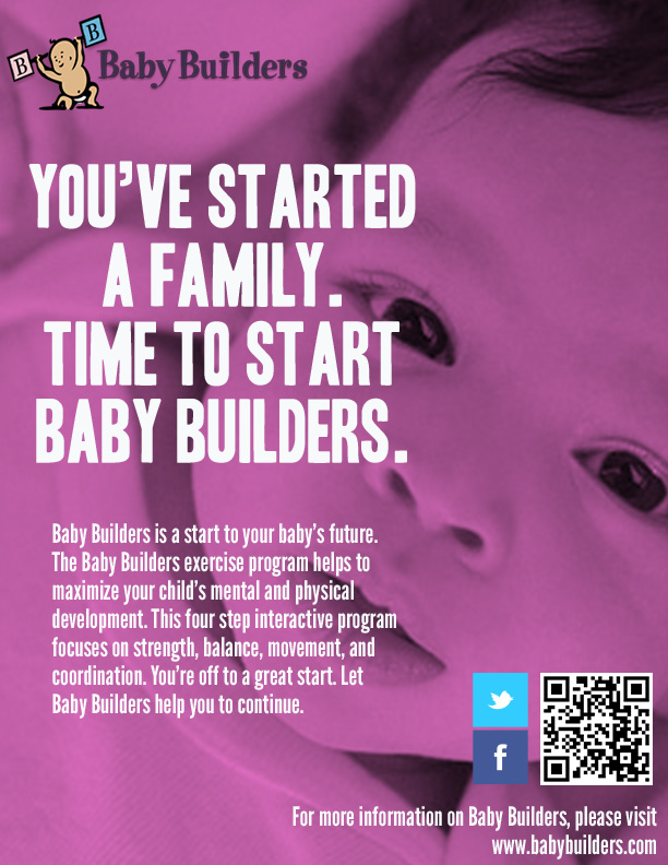 Magazine Ad 2 of 3 for Baby Builders campaign.