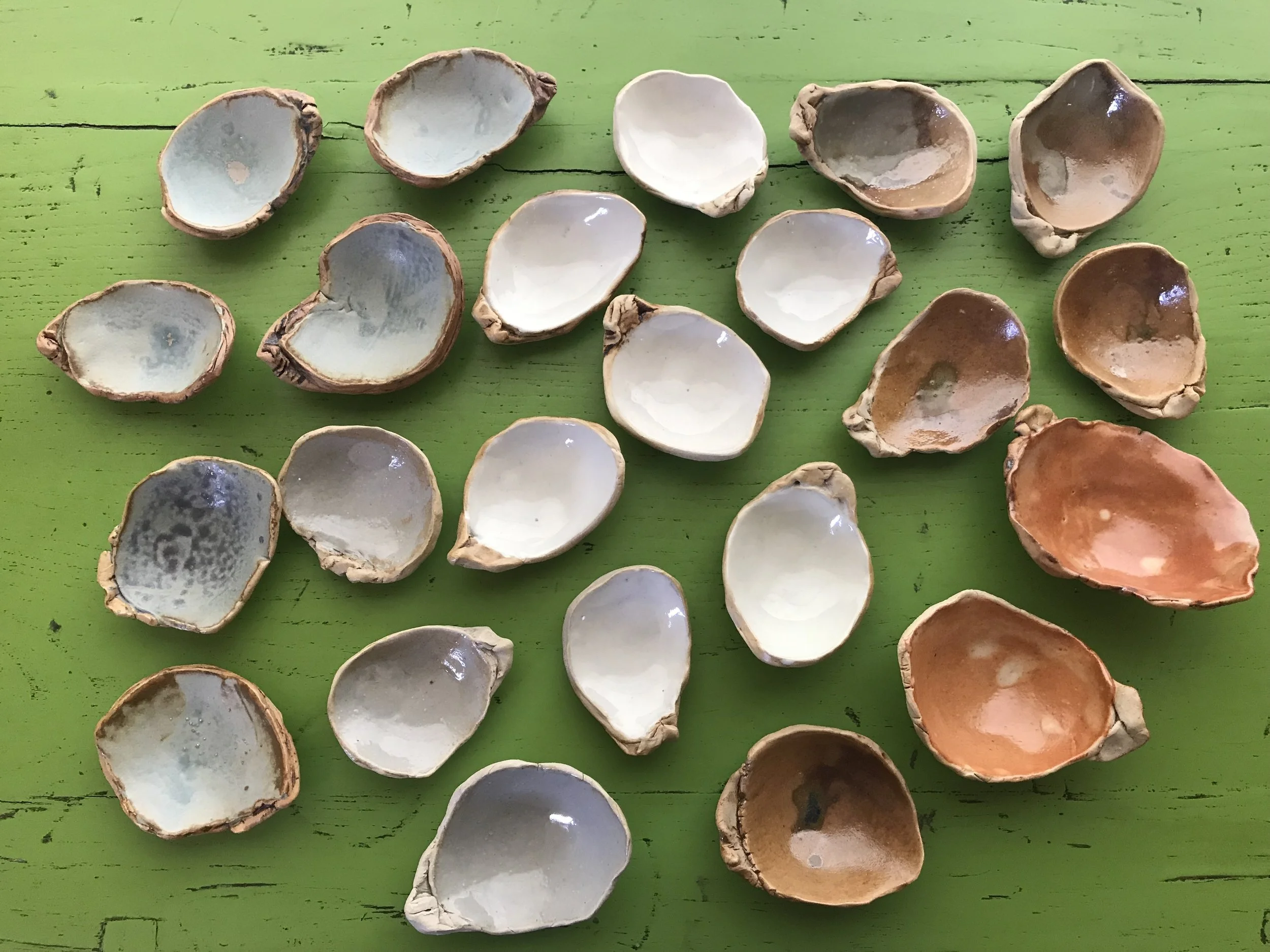 Photography of Shell Clay Bowls