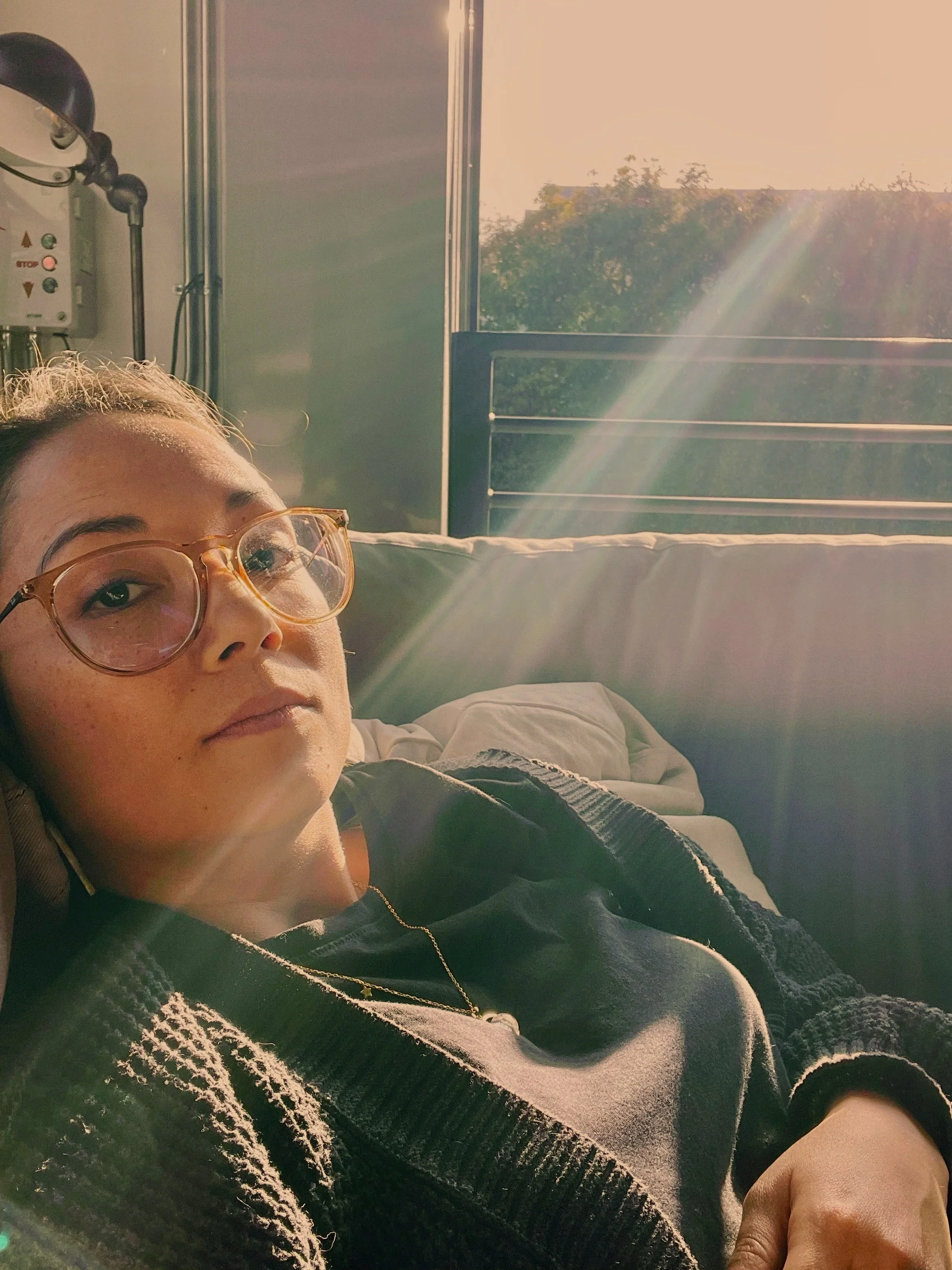 Sumiko Braun lounging at Company 3 Expo