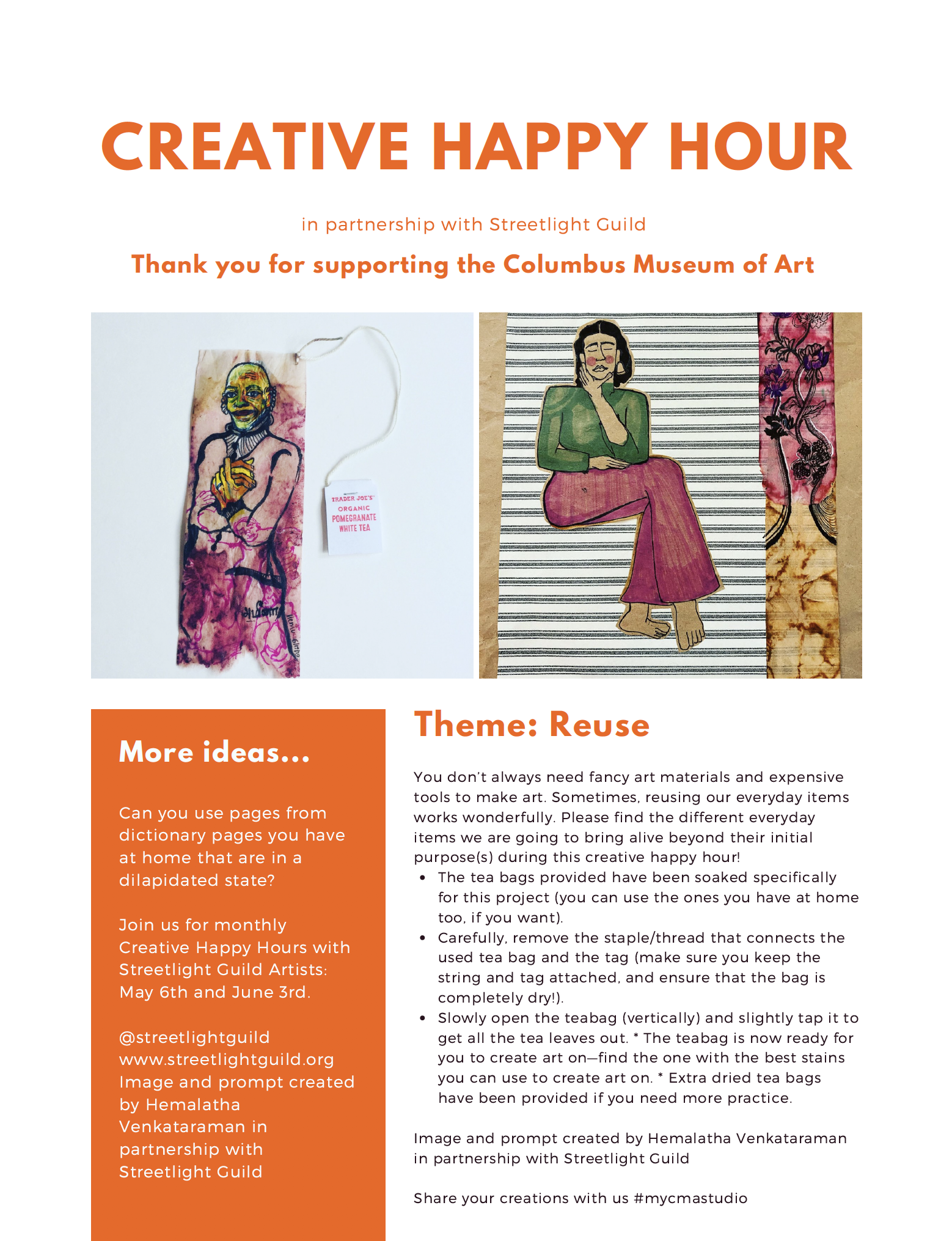 Creative Happy Hour: "Yesterday's Brew" —Columbus Museum of Art 