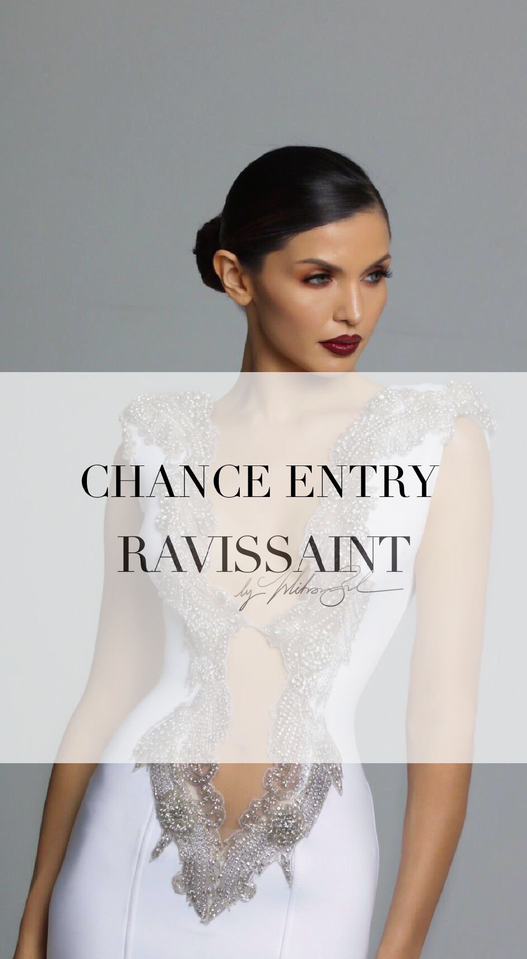 Chance to win White Leyla Dress Entry