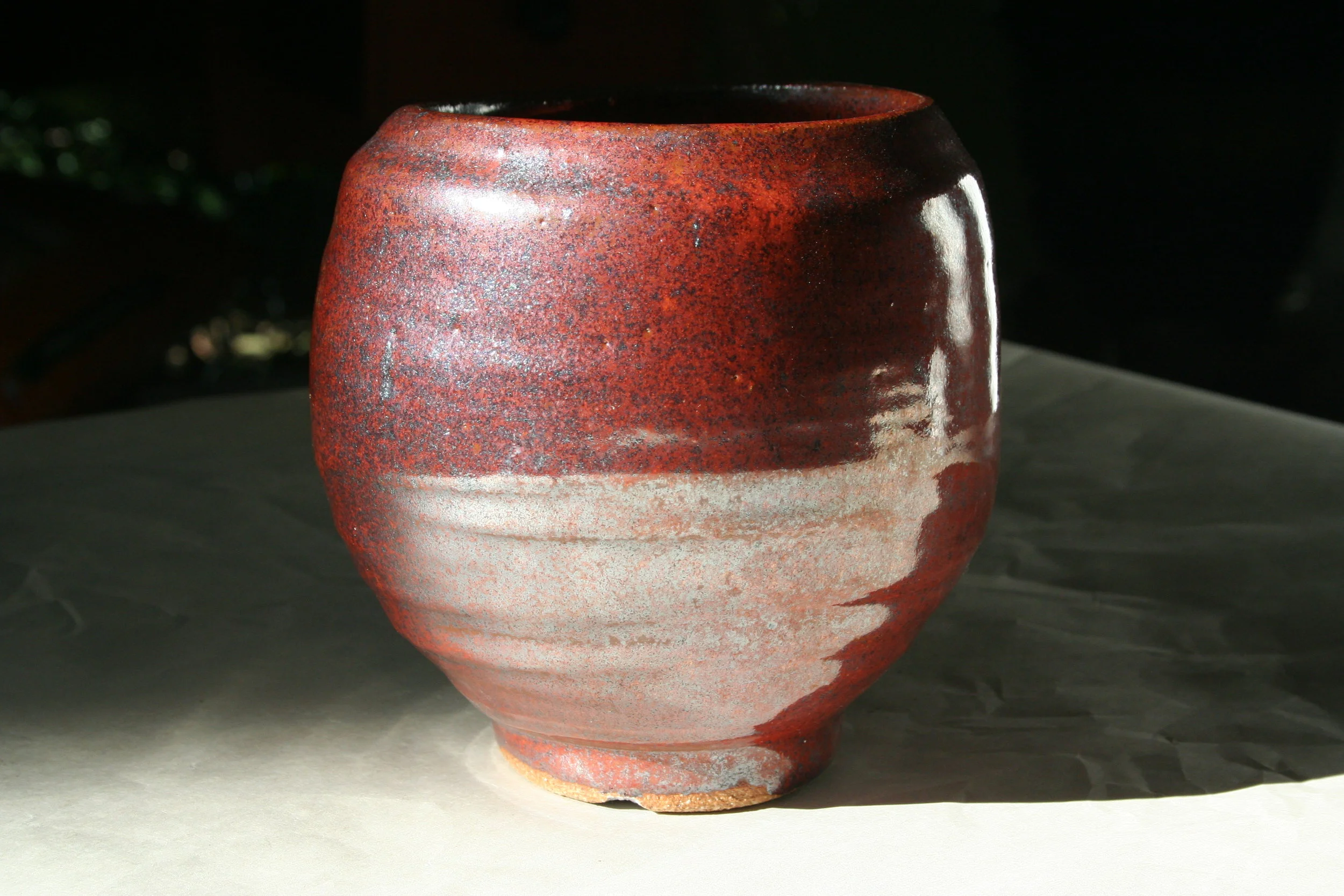 Red Vase