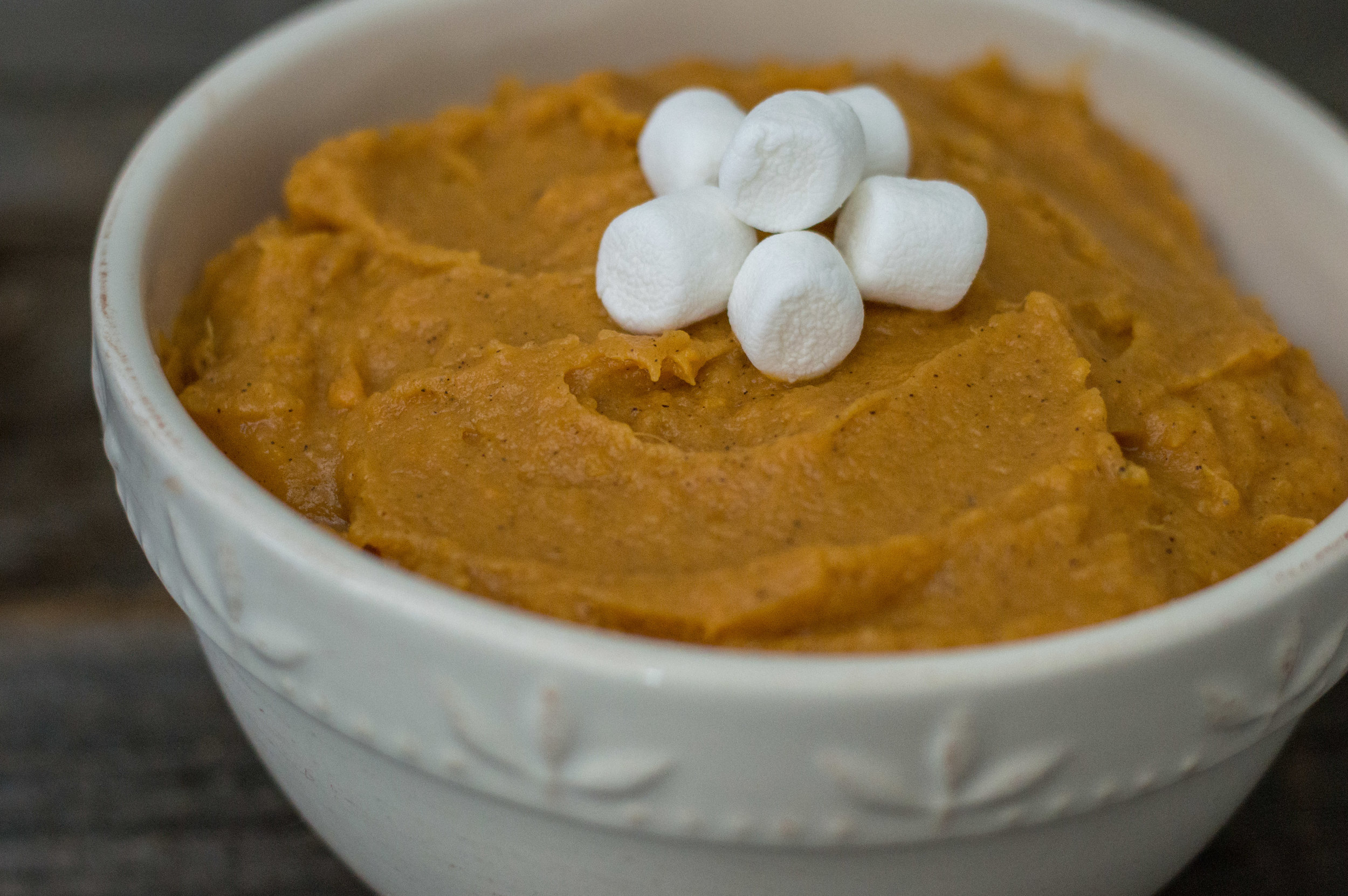 Maple Mashed Sweet Potatoes