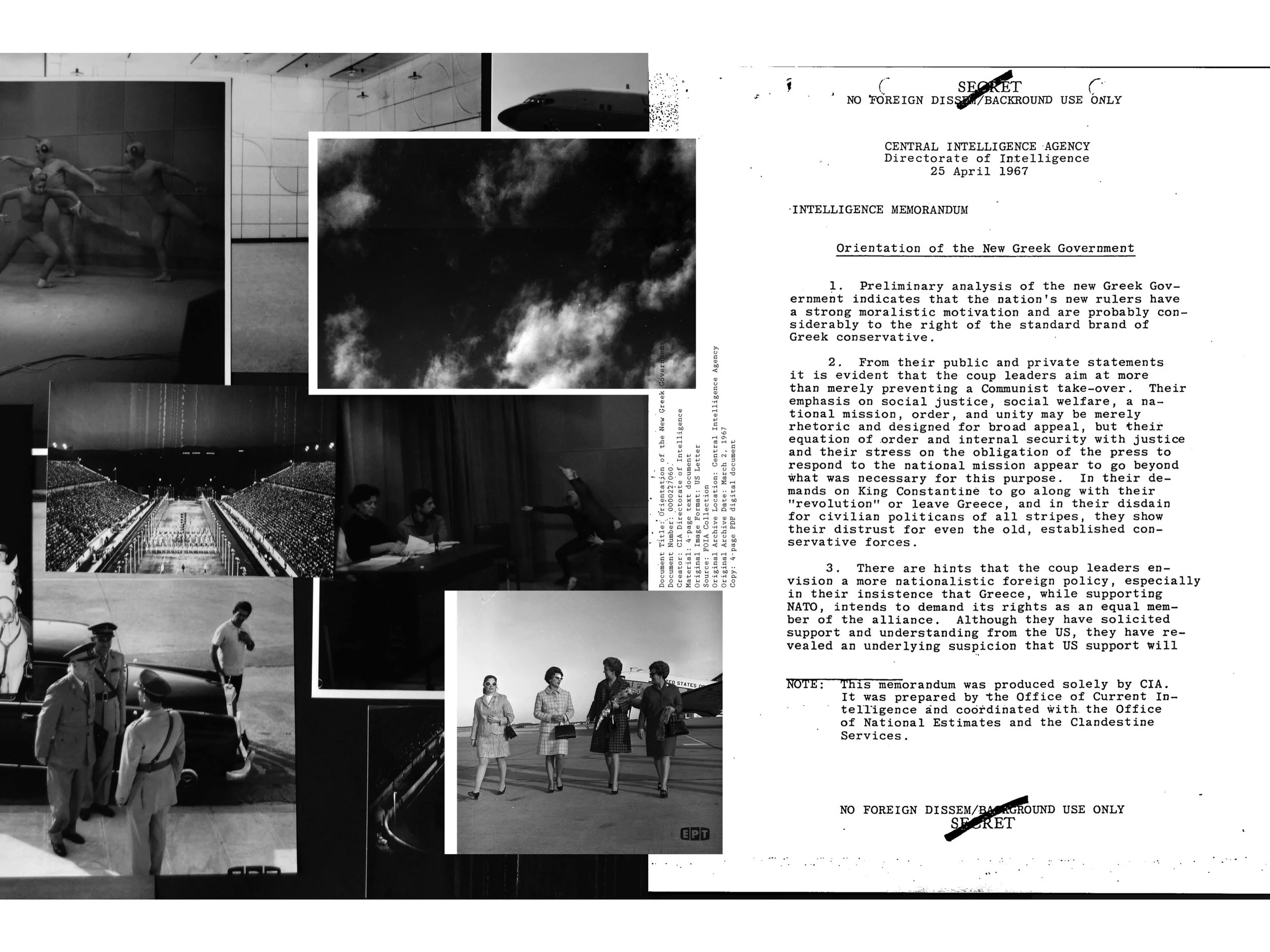 Archive Crisis, page spread.