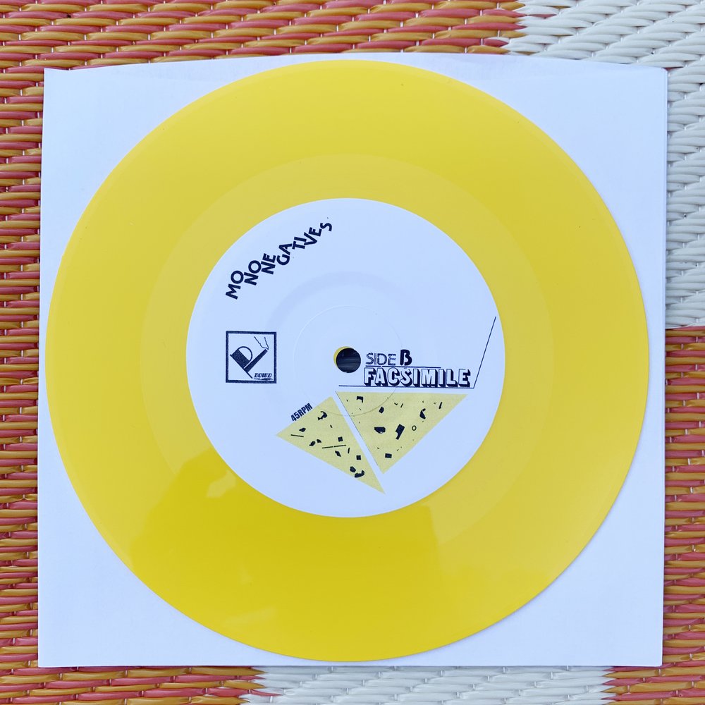 Mononegatives - Facsimile EP Yellow 7 Vinyl - SHIPPING NOW — Dowd