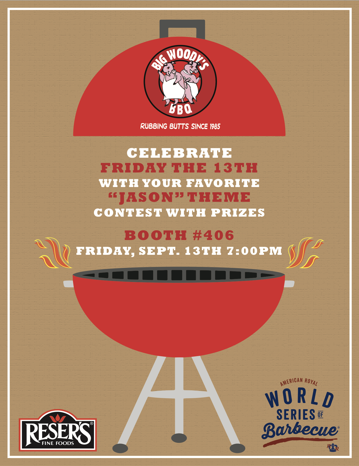Big Woody's BBQ Invite