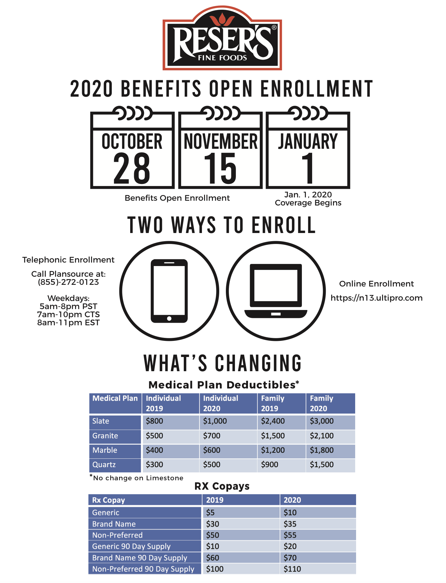 HR Open Enrollment Flyer