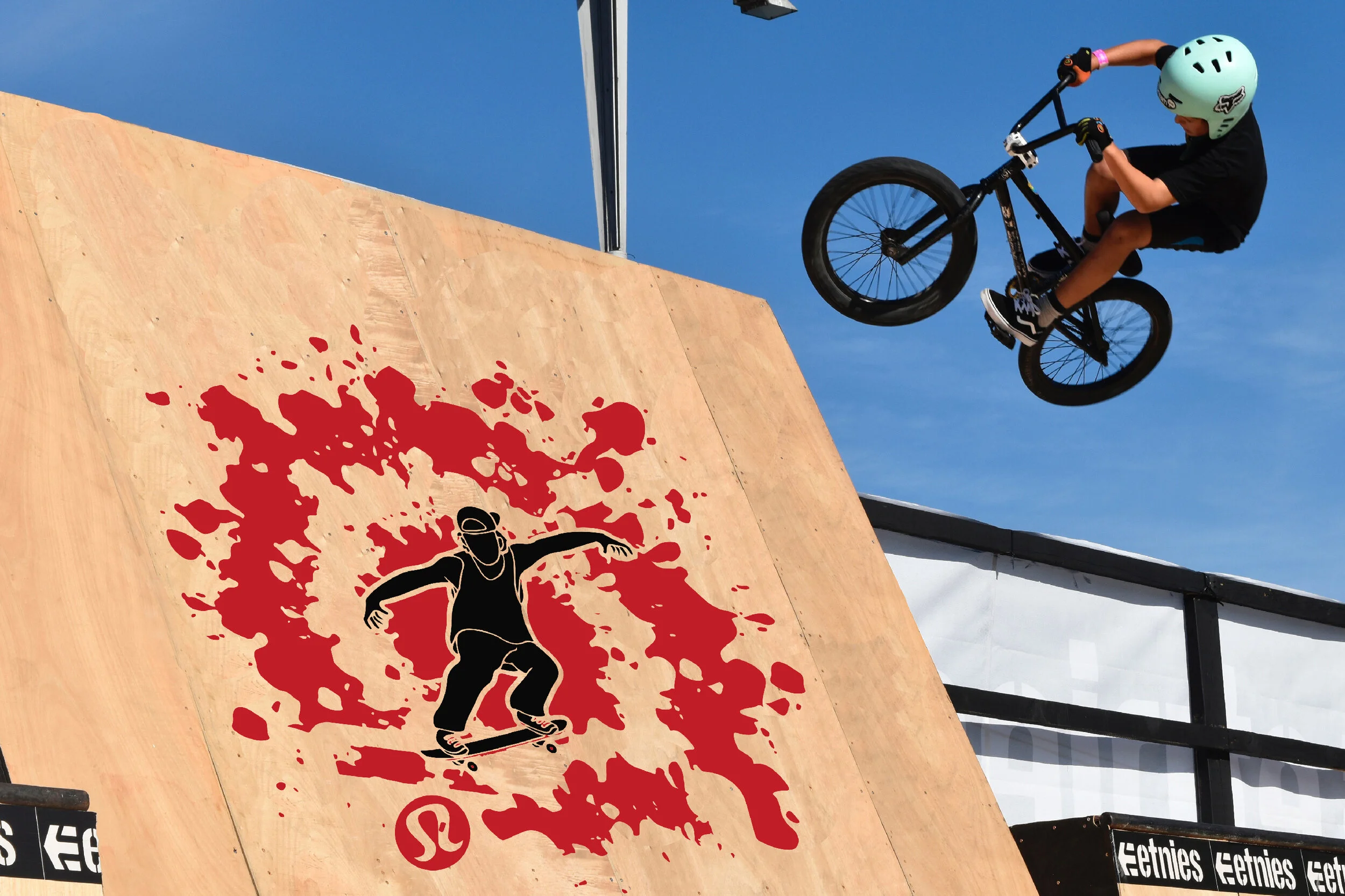 #SWEATFORSOMETHING Skate Park Mural