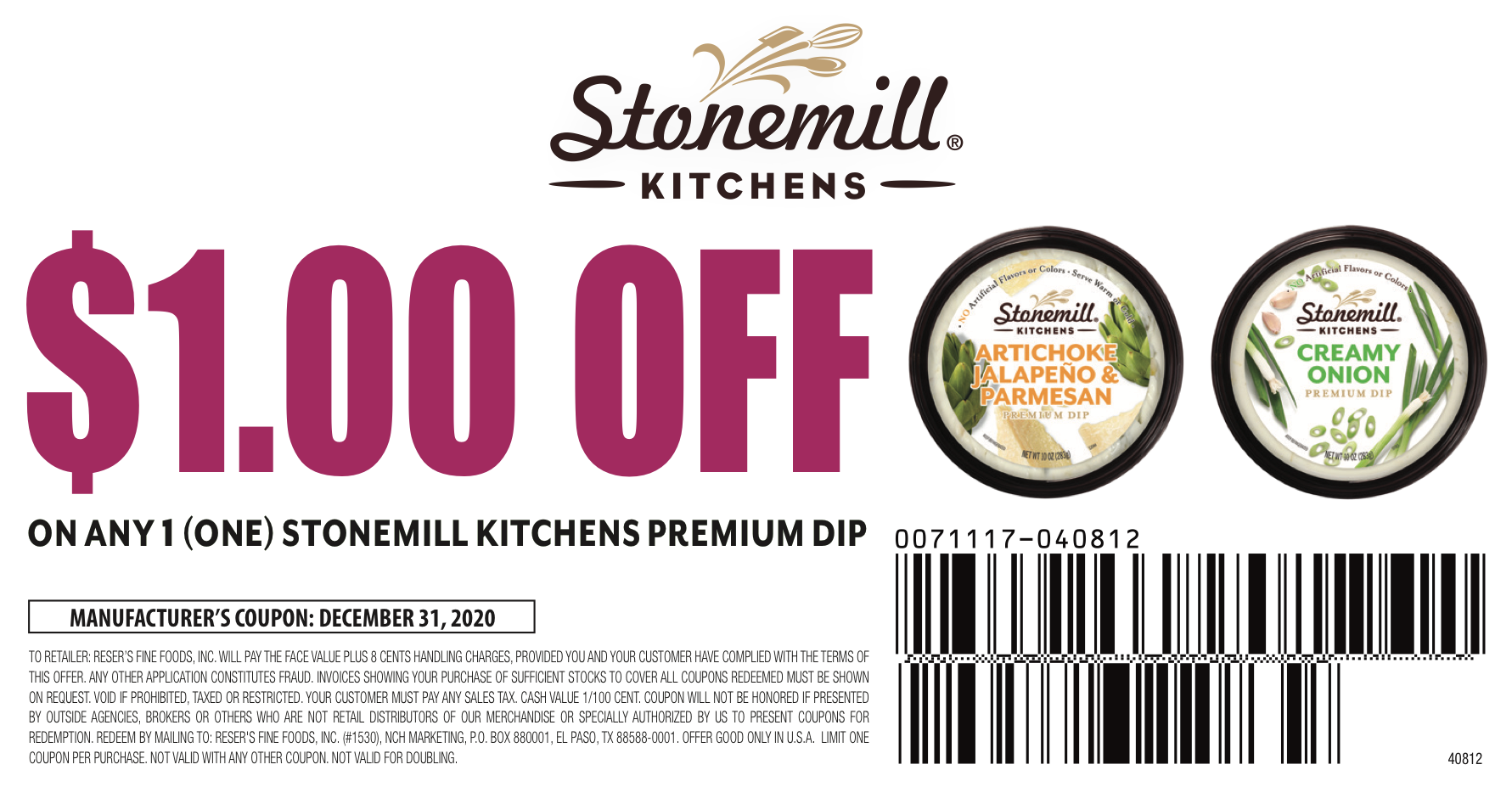 Stonemill Kitchens Coupon