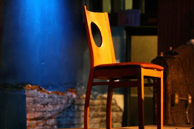 " Lonely Chair " by Sharyn Morrow is a Creative Commons image, licensed under CC-BY-NC-ND 2.0
