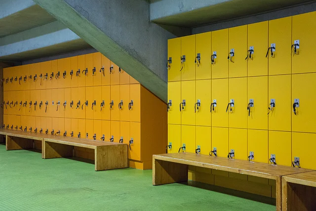 " Locker Room " by Simon Malz is a Creative Commons image, licensed under CC BY-SA 2.0