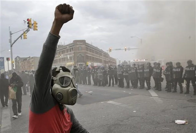 Baltimore erupted in protest in April 2015 after Freddie Gray died in police custody — " bpd12 " by SCUBACOPPER is a Creative Commons image, licensed under CC BY 2.0