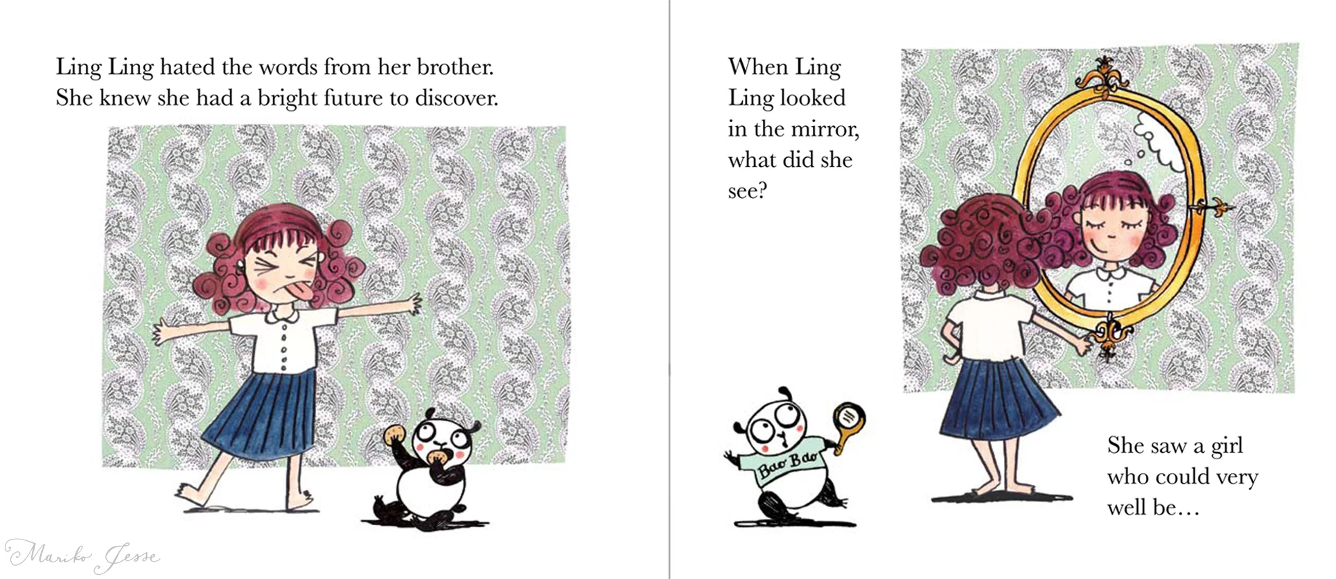 Ling Ling Looked in the Mirror