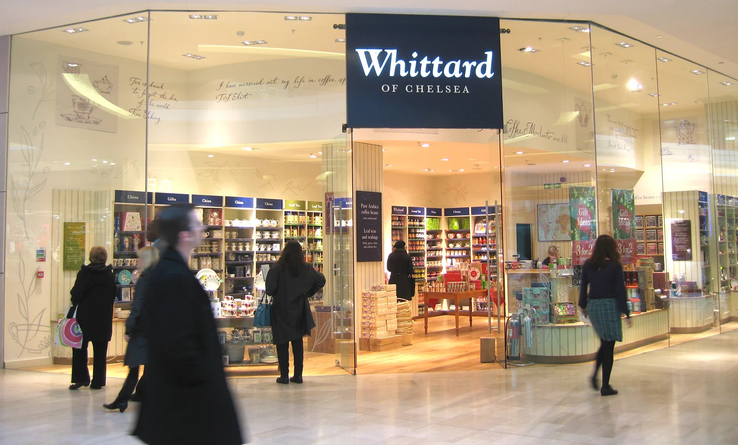 Whittards flagship store